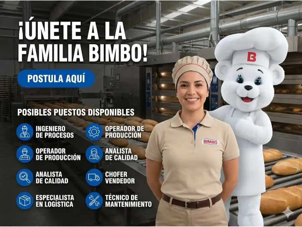 💼📢 Convocatoria de Empleos en Grupo Bimbo México: Oportunidades Laborales con Estabilidad y Crecimiento 🚀