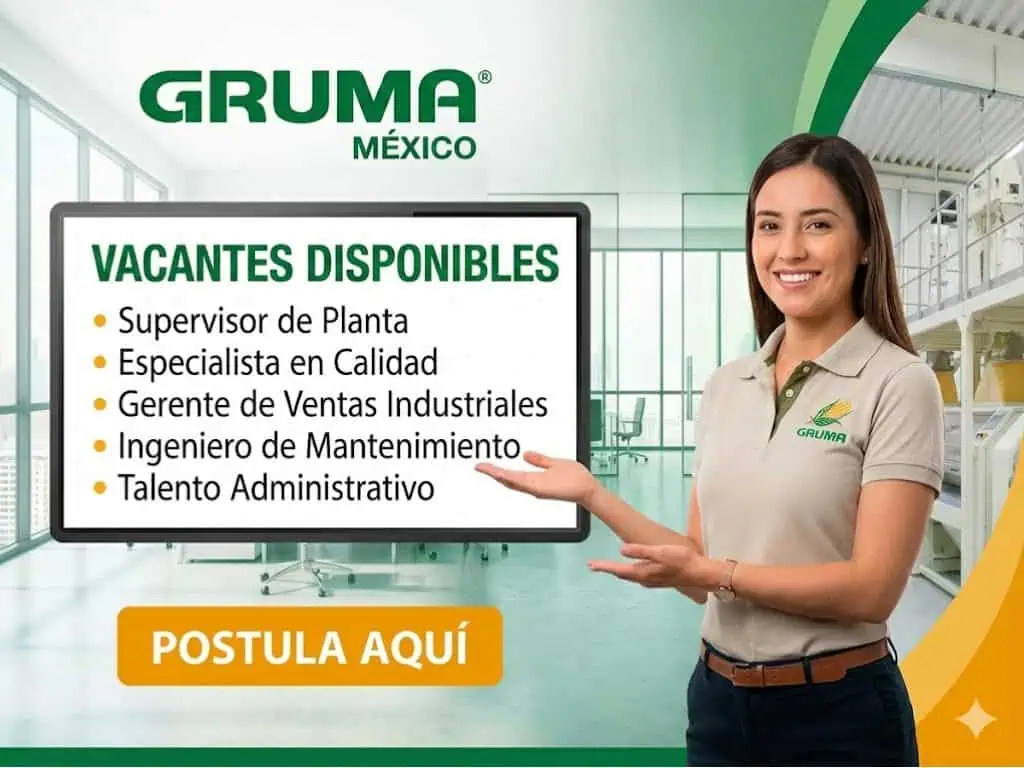 Empleos en Gruma México: Convocatoria laboral 2026 para crecer profesionalmente 🌽🇲🇽